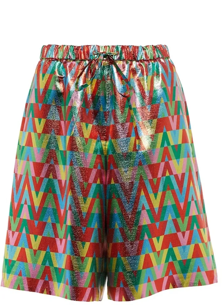 Jacquard Bermuda shorts
