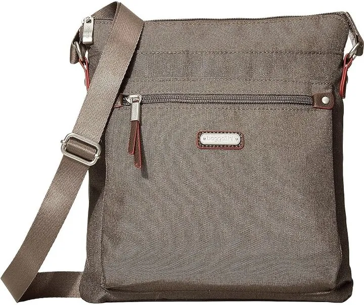 Baggallini Go Bagg with RFID Phone Wristlet (Dark Umber) Bags