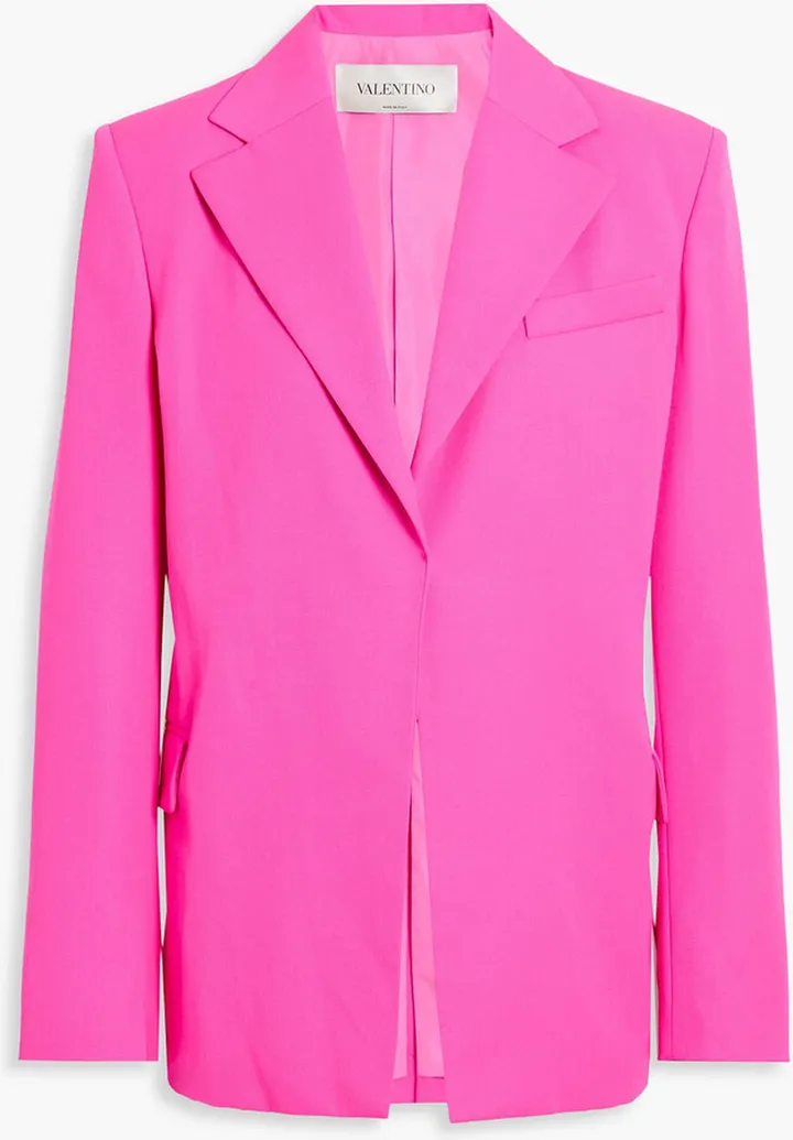 Neon wool blazer