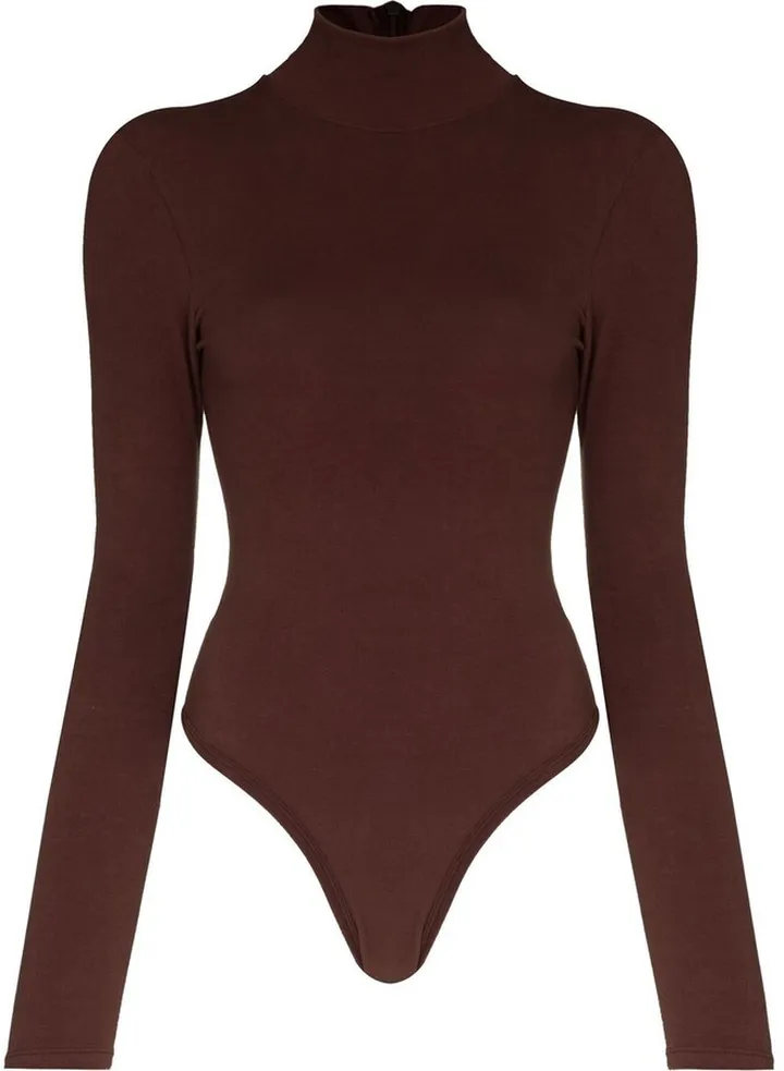 Charlotte mock-neck bodysuit