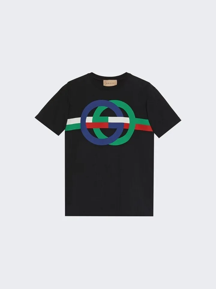 Cotton Jersey T-Shirt Black