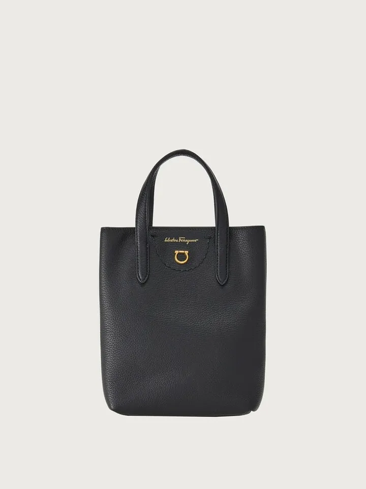 Ferragamo Women Gancini mini bag Black