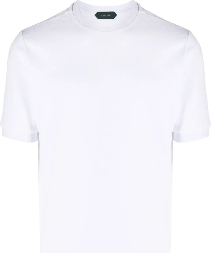 crew-neck cotton T-shirt