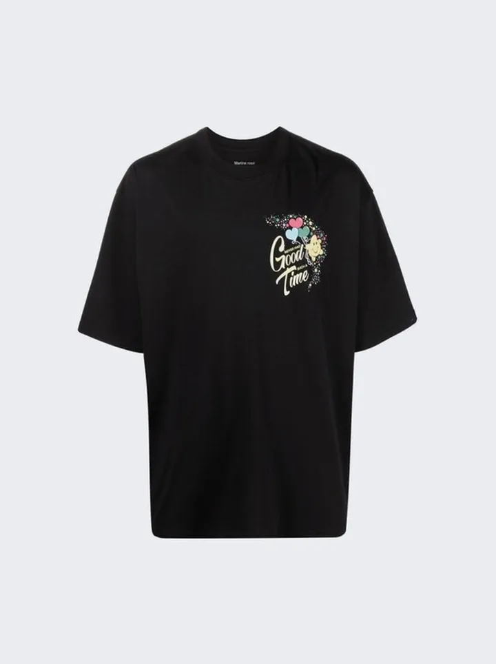 Oversized Tee Black Good Time