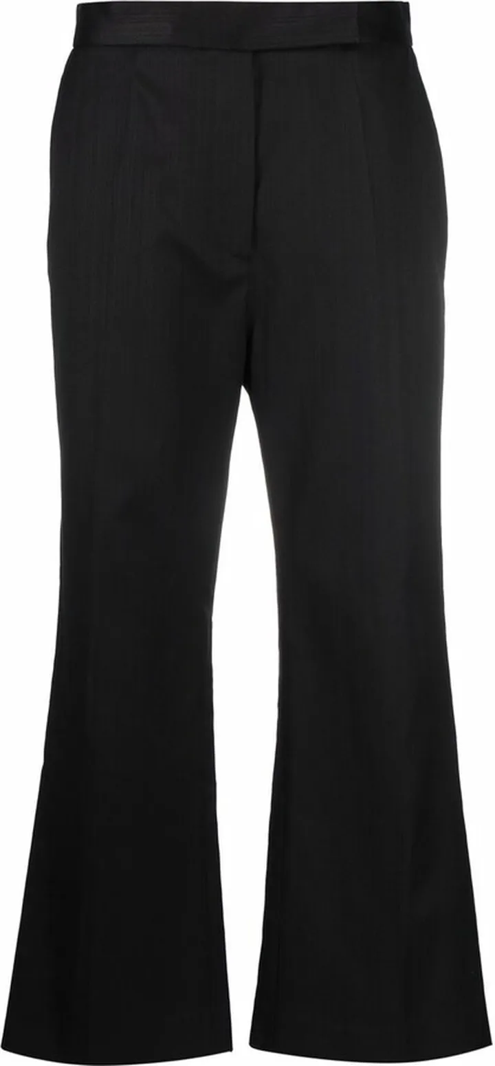 Bootcut Cropped Trousers
