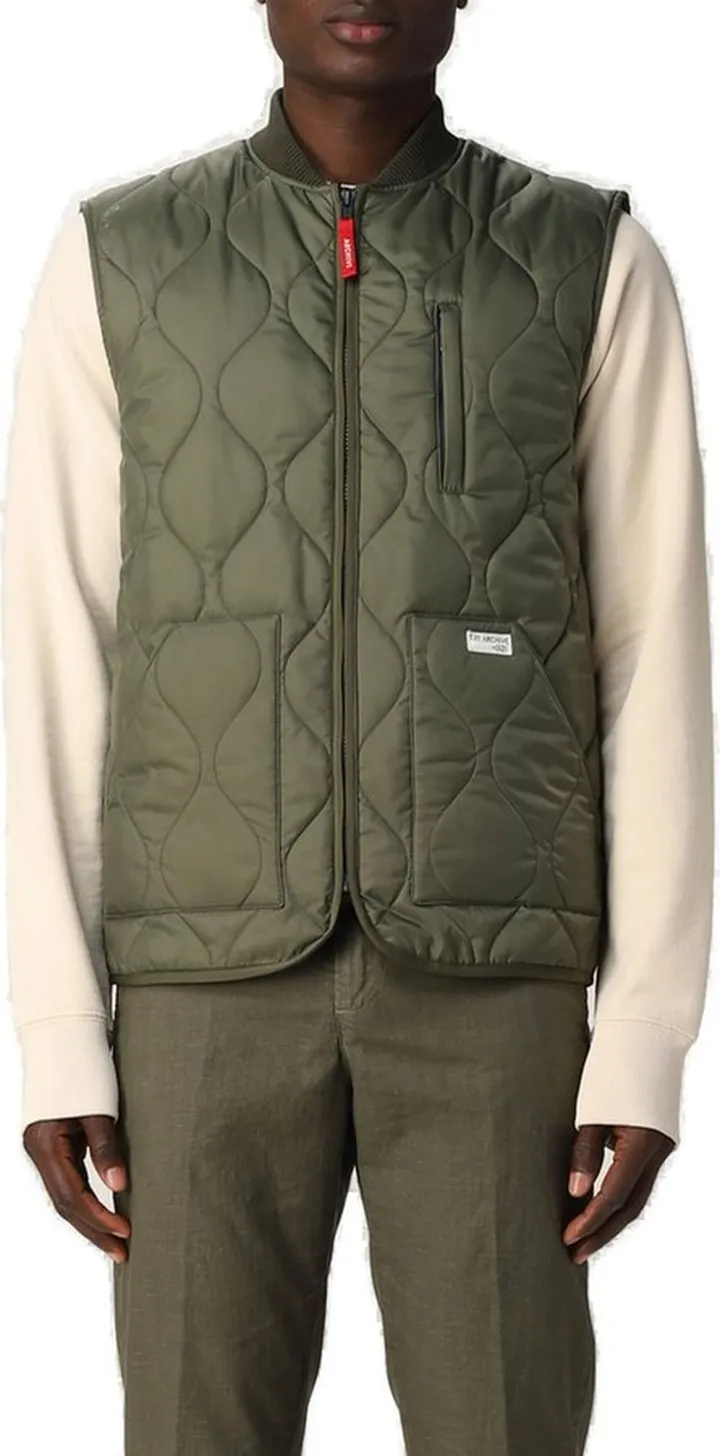 Fay Zip-Up Quilted Gilet