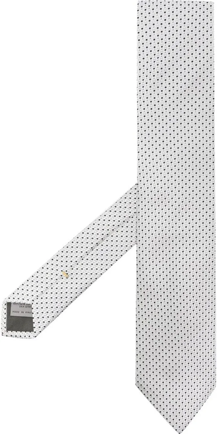 Polka-Dot Silk Tie