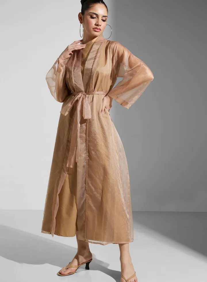 Mesh Detail Abaya