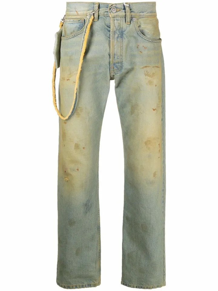 Distressed Effect Jeans