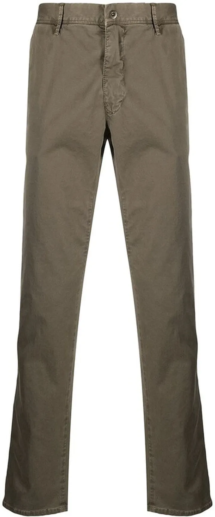 Mid-Rise Straight-Leg Trousers