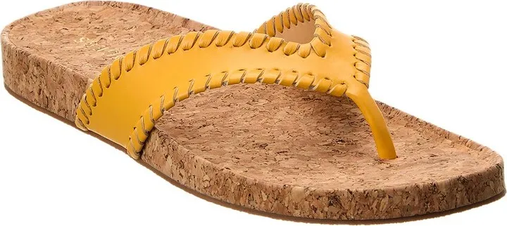Jack Rogers Tess Leather Thong Sandal