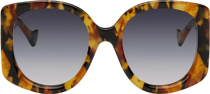 Gucci Tortoiseshell Round Sunglasses