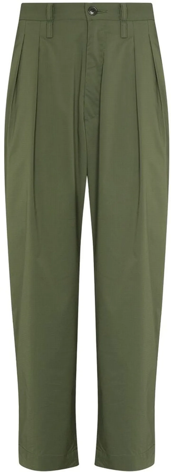 Ripstop straight-leg trousers