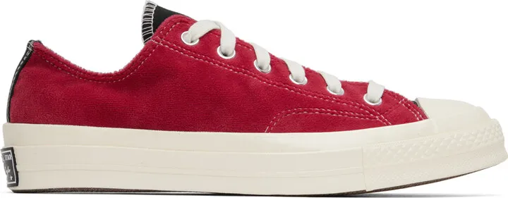 Converse Black & Red Chuck 70 OX Sneakers