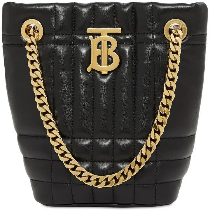 Medium Lola quilted leather bucket bag