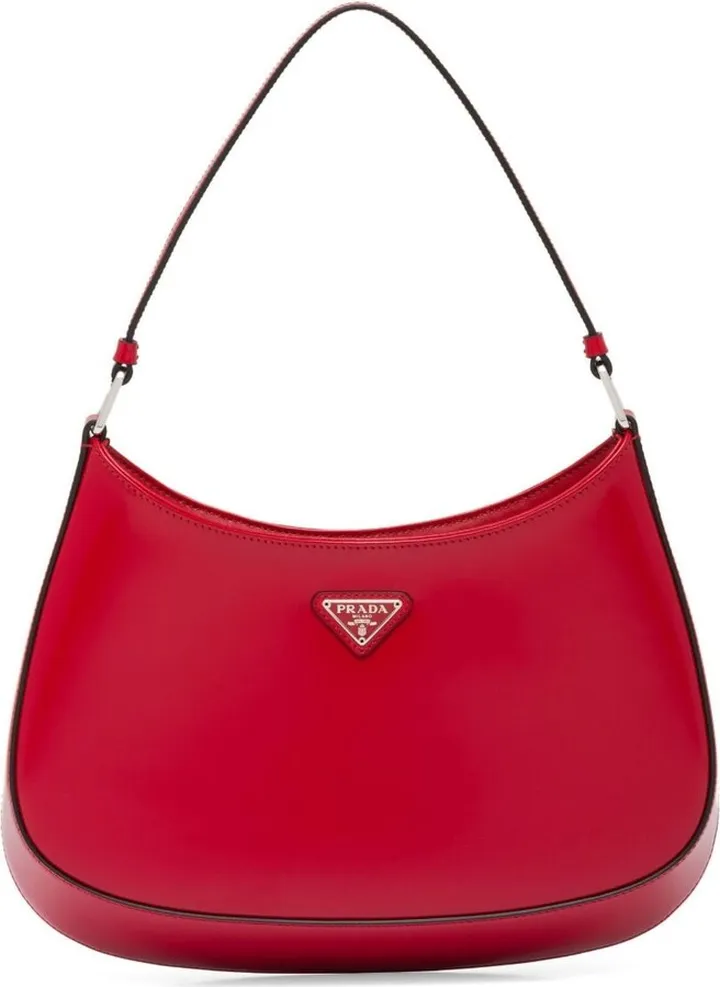 Cleo brushed leather shoulder bag