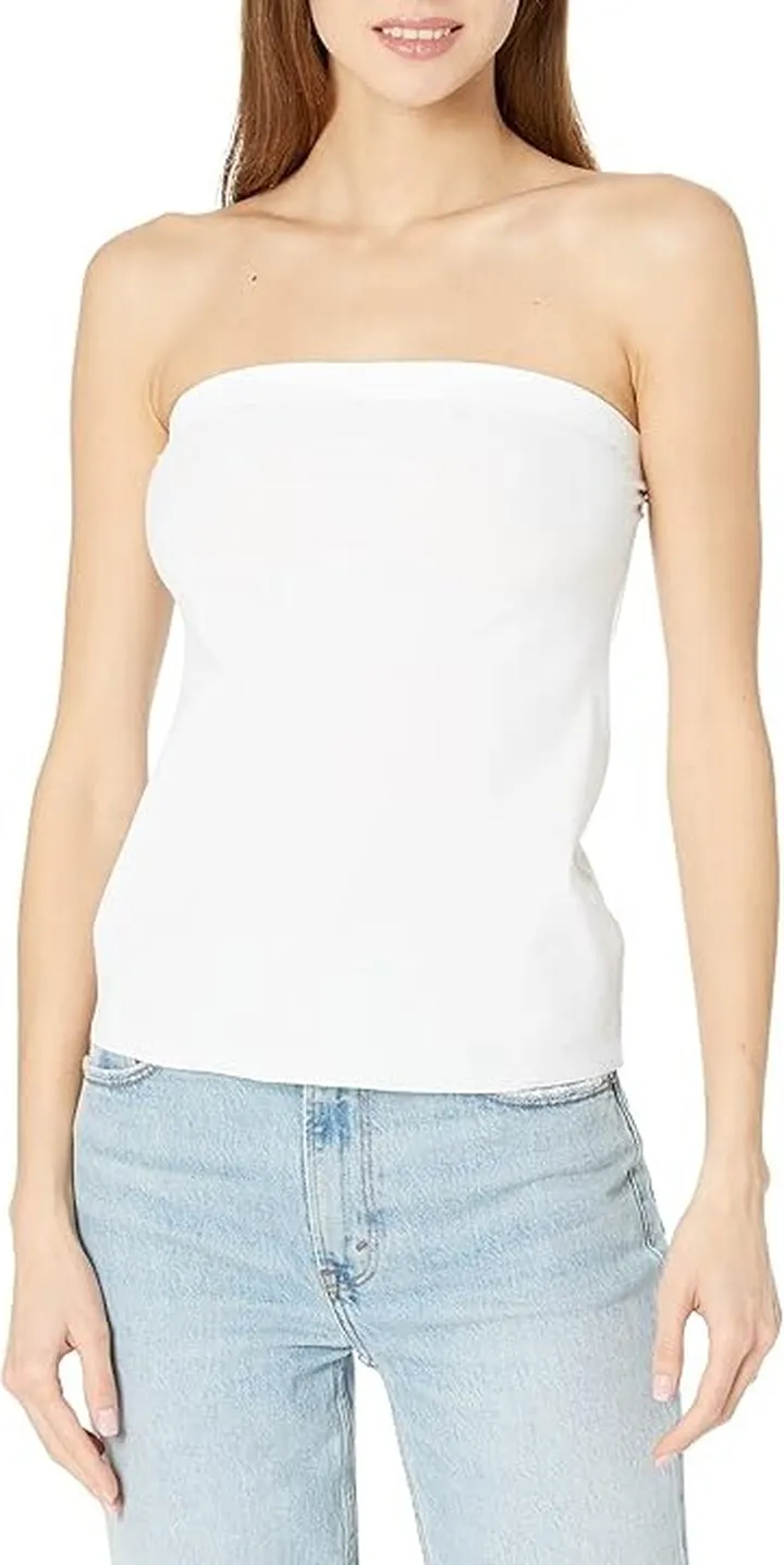 Commando Strapless Cami CA09 (White) Women's Clothing