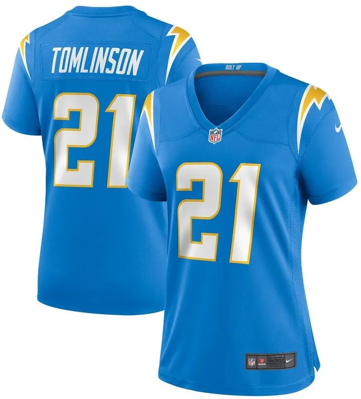 Women's Nike LaDainian Tomlinson Powder Blue Los Angeles Chargers Game Retired Player Jersey
