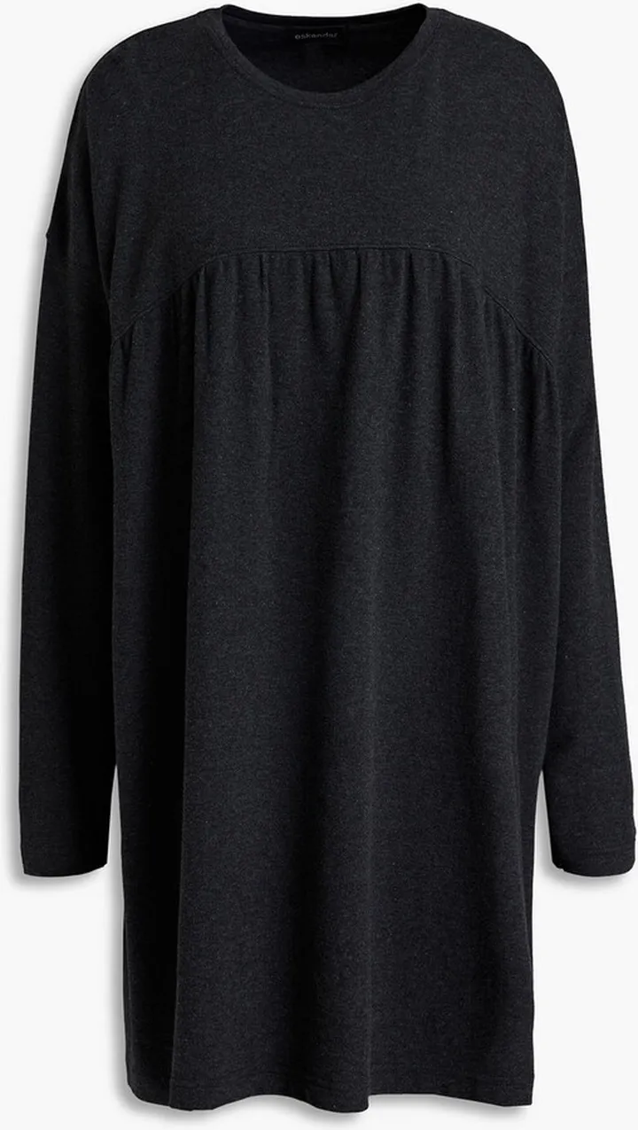 Gathered Pima cotton-jersey tunic