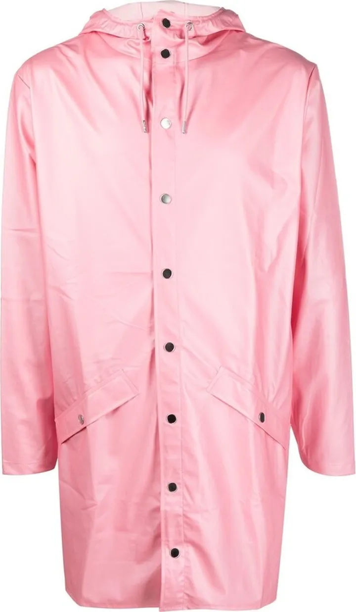 Zip-Up Hooded Raincoat