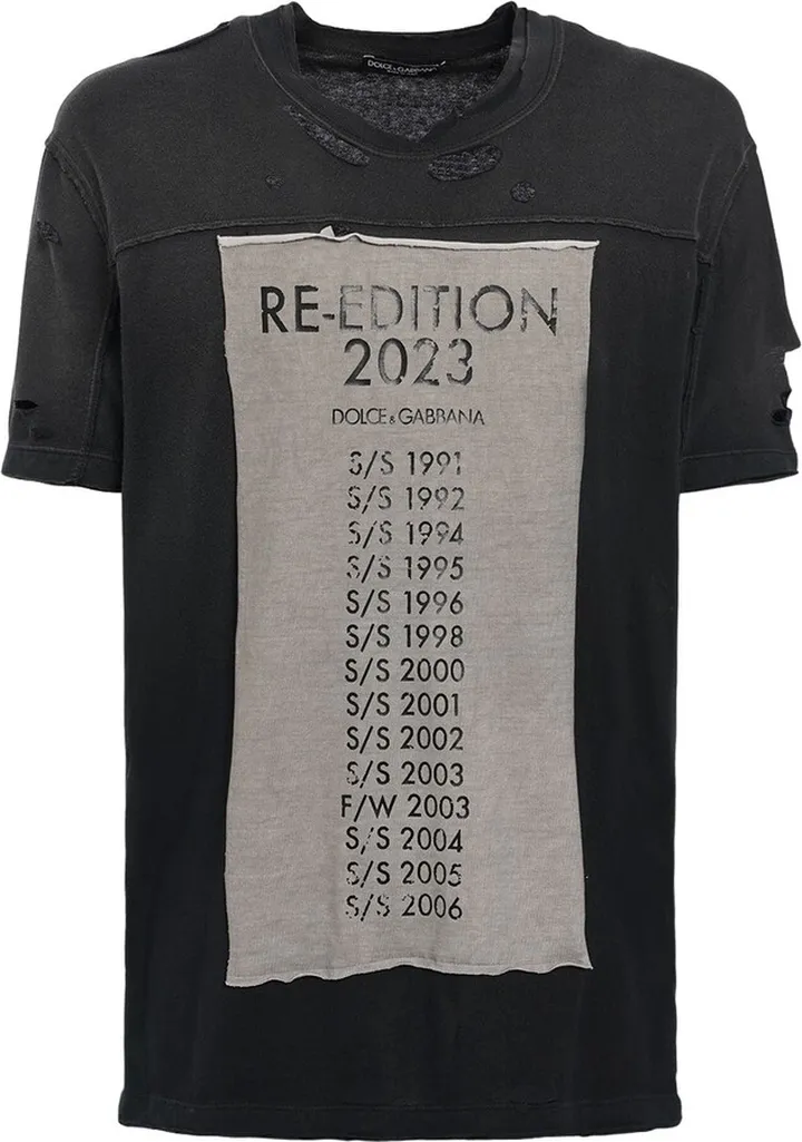 Re-edition distressed t-shirt