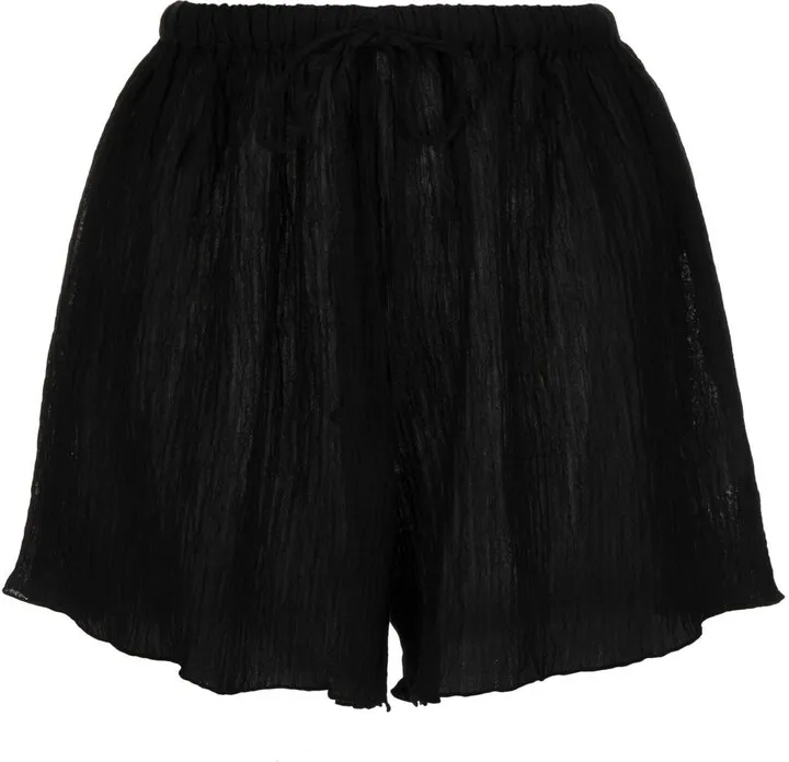 Santa Ana crinkled-finish shorts