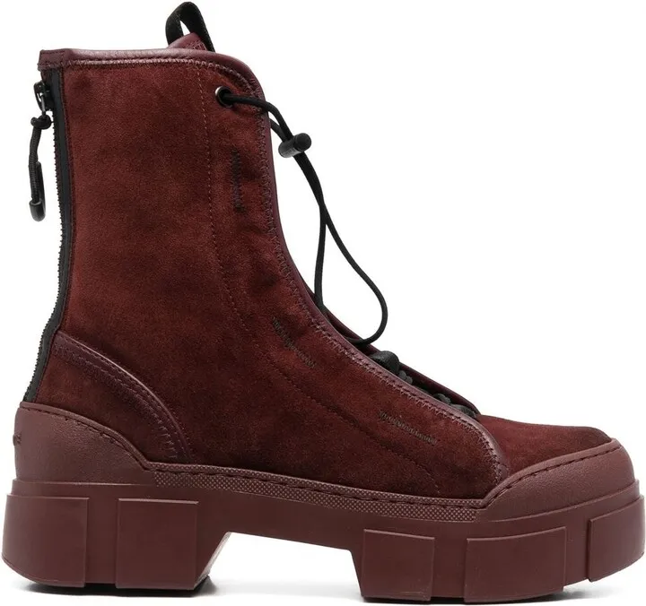 Lace-Up 40mm Suede Boots