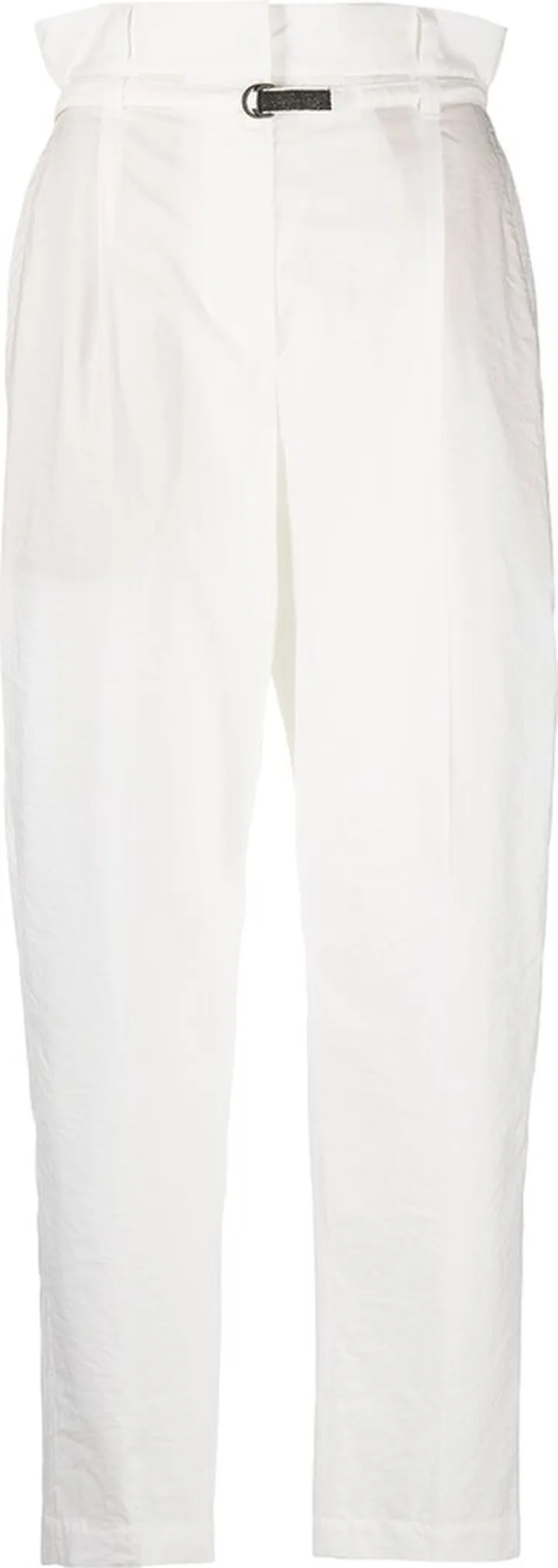 Monili-chain high waist trousers