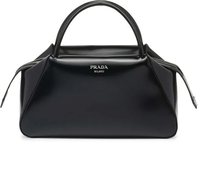Medium Brushed-Leather Tote Bag