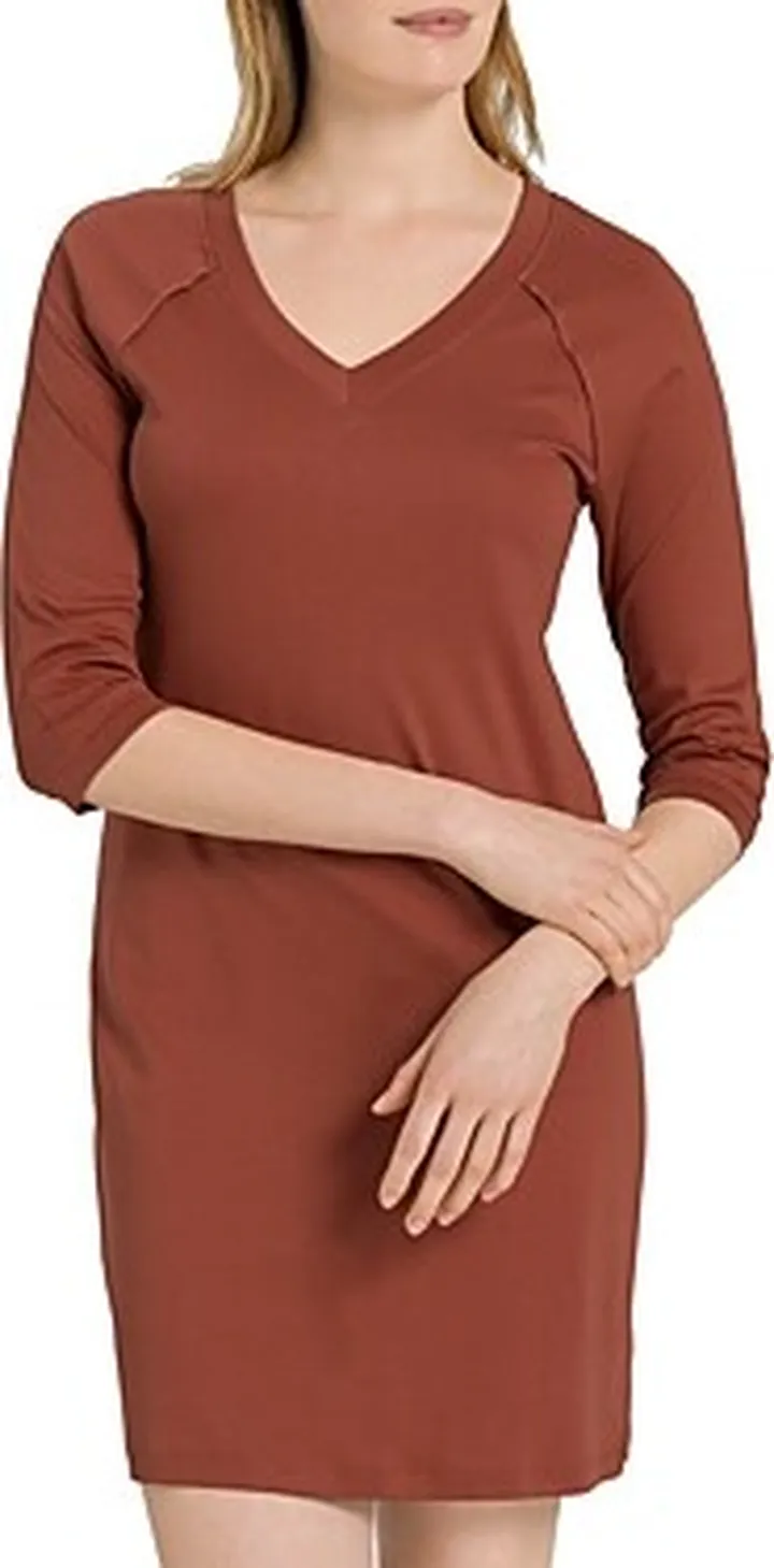 Hanro Pure Essence Raglan Three-Quarter Sleeve Cotton Short Gown