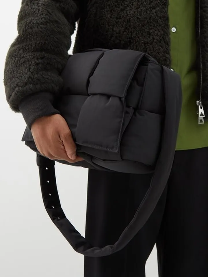 Puffy Pillow Cassette Padded-shell Cross-body Bag