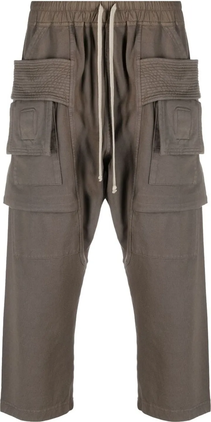 Cropped Cargo Track Pants