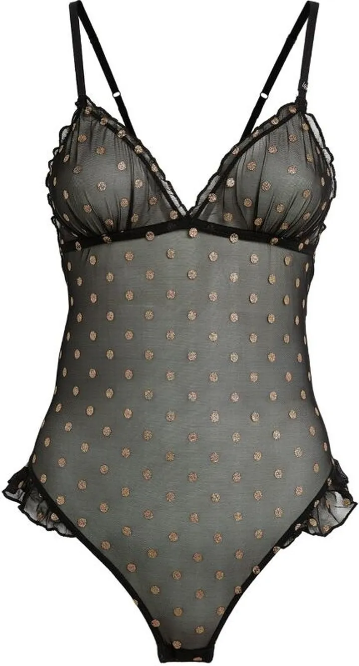 Love Stories Polka-Dot Bibi Bodysuit