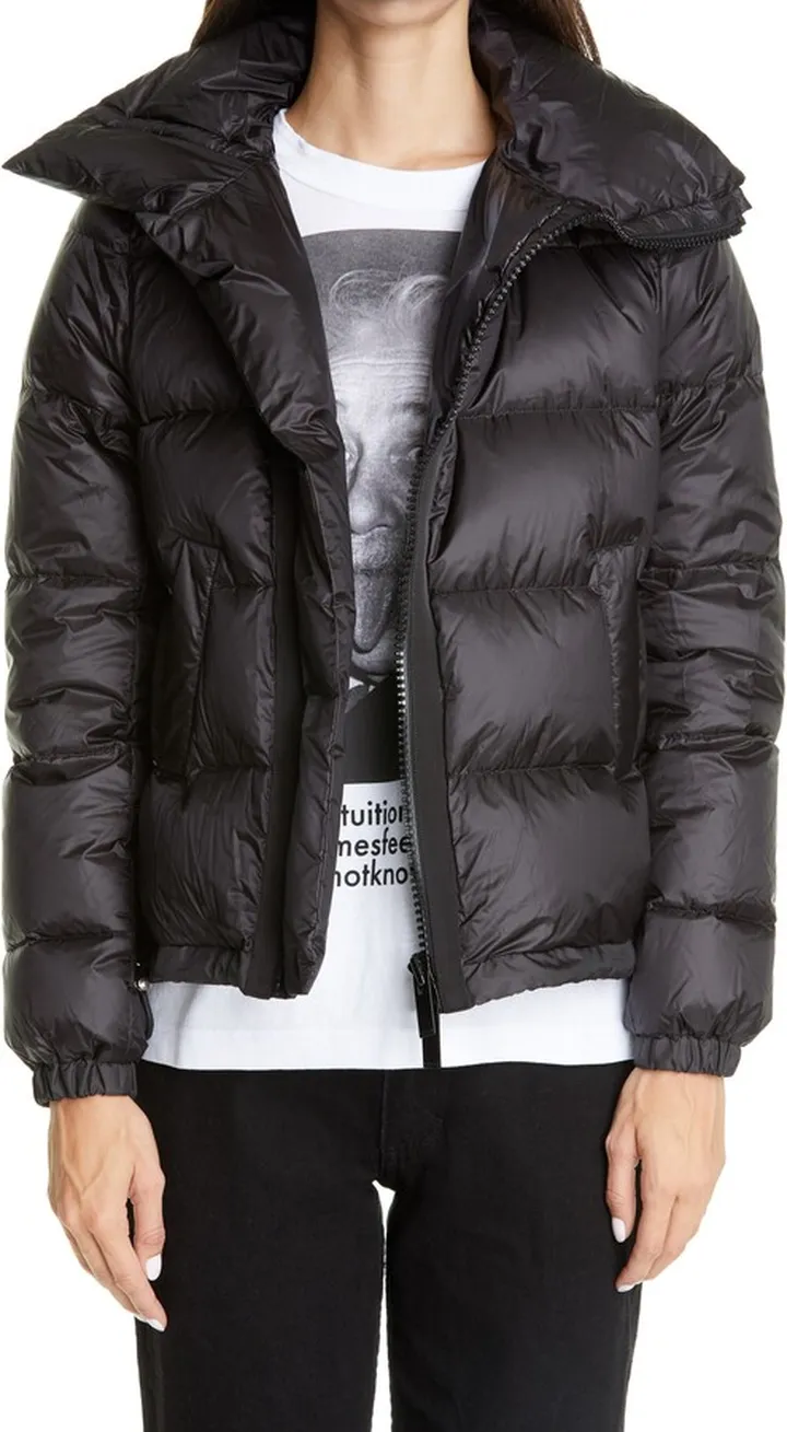 Flare Back Puffer Jacket