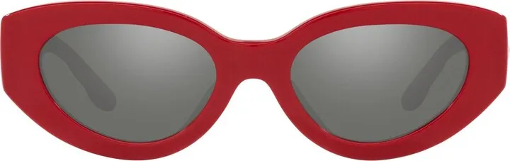 51mm Mirrored Cat Eye Sunglasses