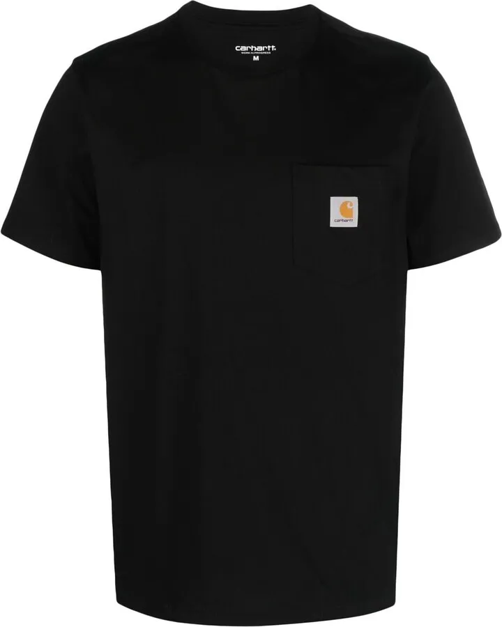 Pocket logo-patch T-shirt