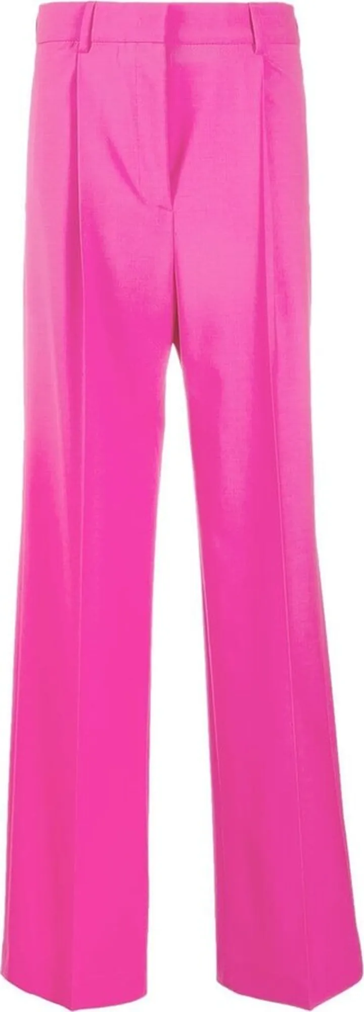 Straight-Leg Wool Trousers