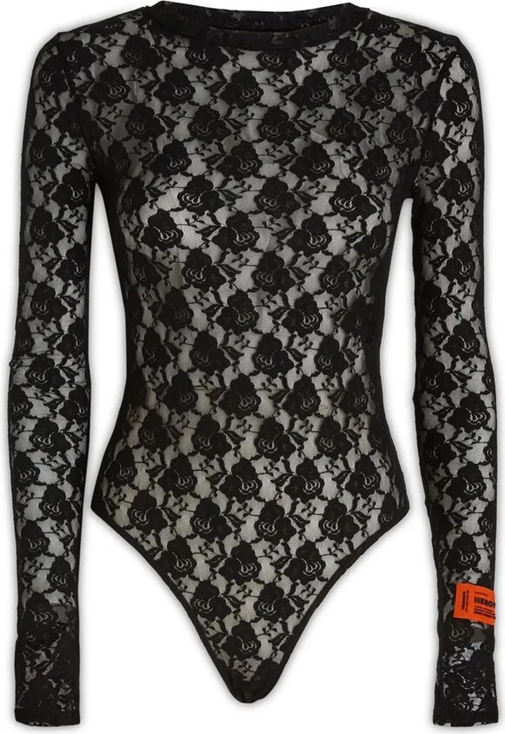 Heron Preston Sheer Lace Bodysuit