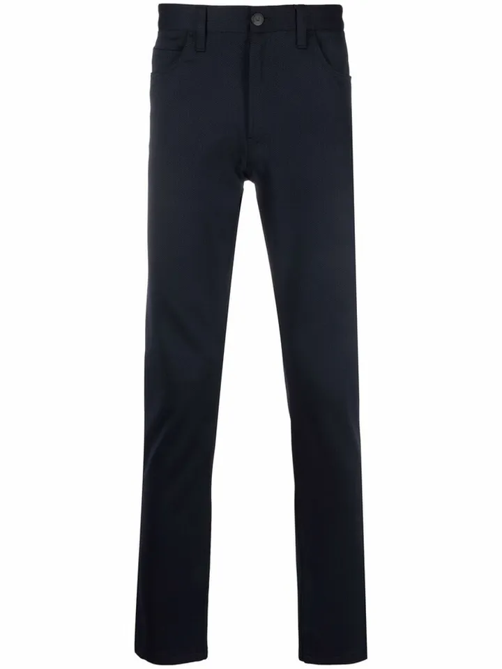 Straight-Leg Tailored Trousers