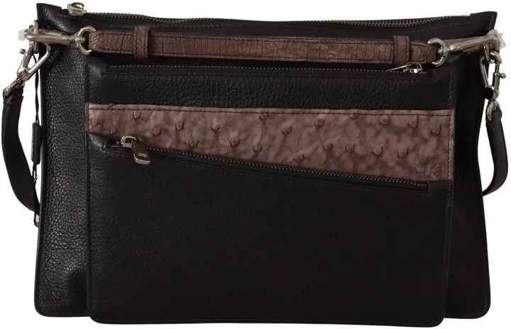 Dolce & Gabbana Exotic Leather Shoulder Sling Alta Sartoria Men's Bag
