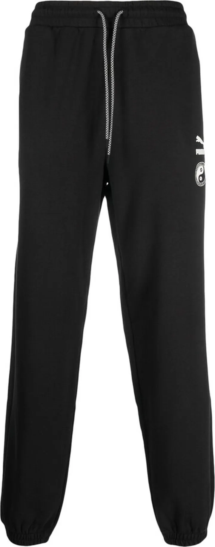 Logo-Print Straight-Leg Trousers
