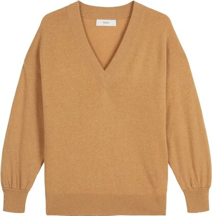 V neck cashmere sweater