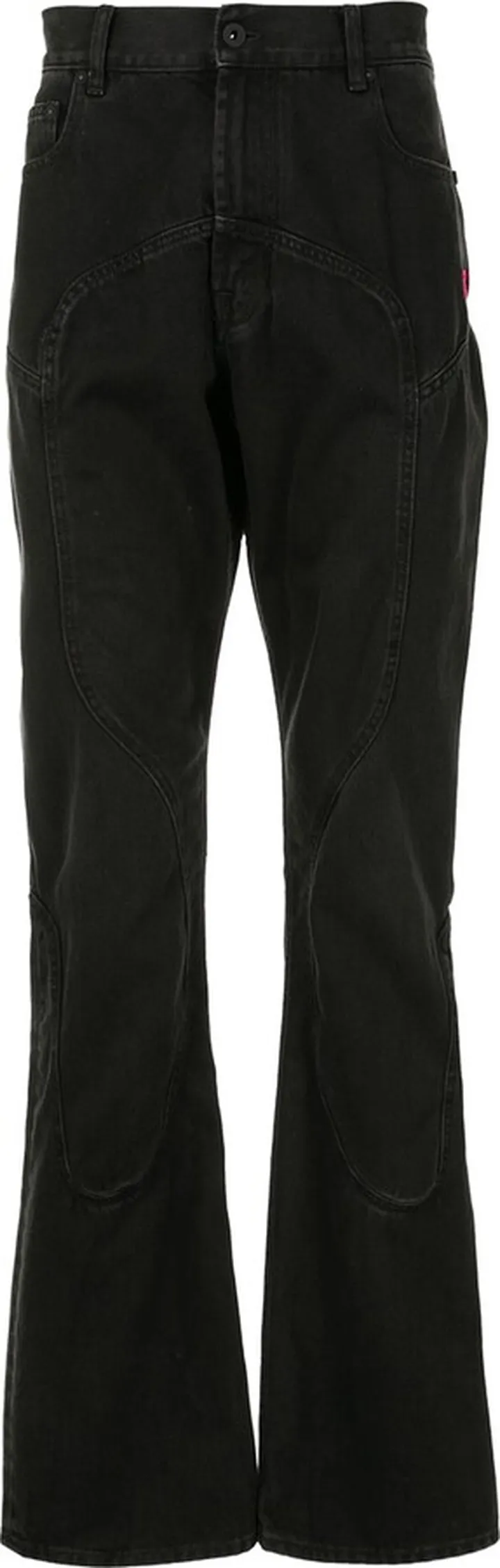 Flared Mid-Rise Jeans