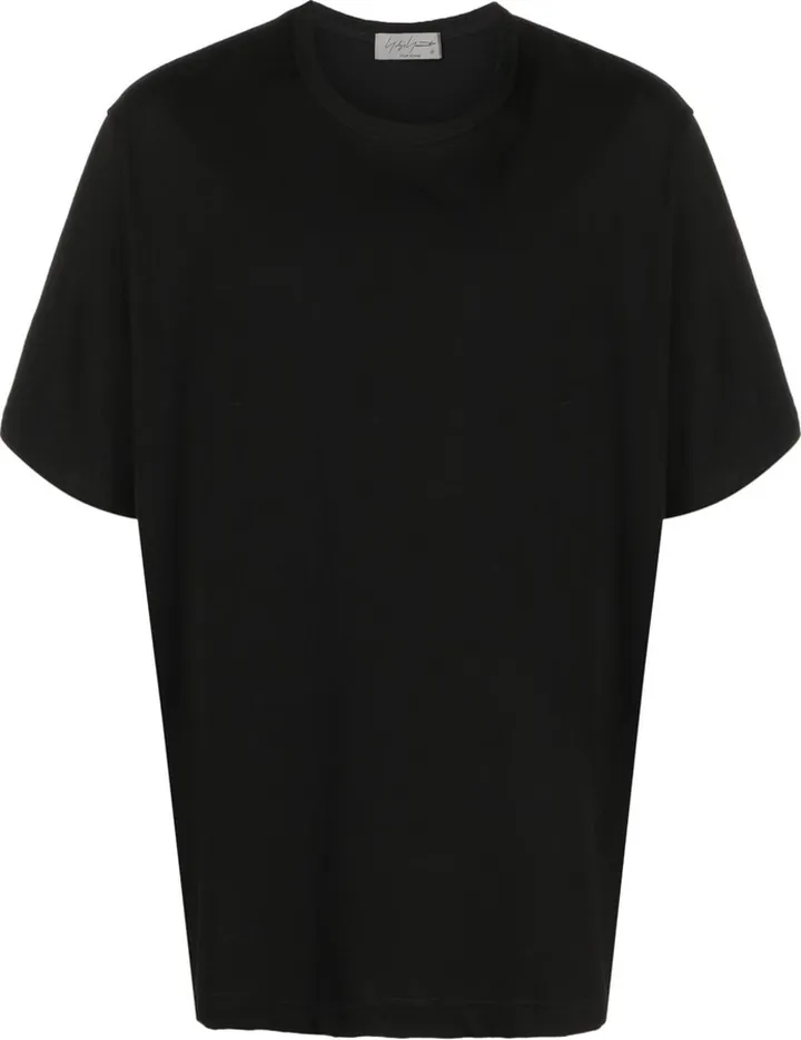 round-neck cotton T-shirt