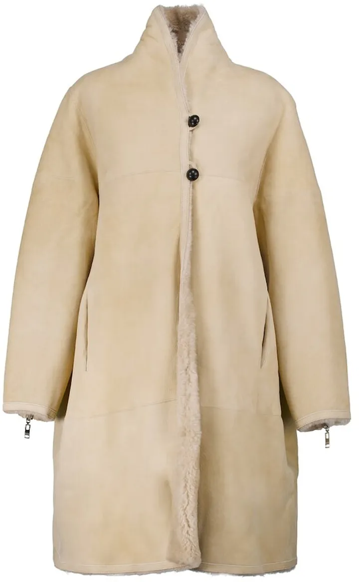 Abazoe reversible shearling coat