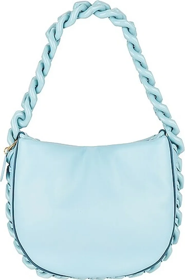 Stella McCartney Small Chain Shoulder Bag in Baby Blue