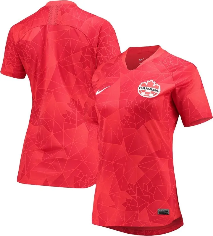 Women's Nike Red Canada Women's National Team Home Replica Jersey