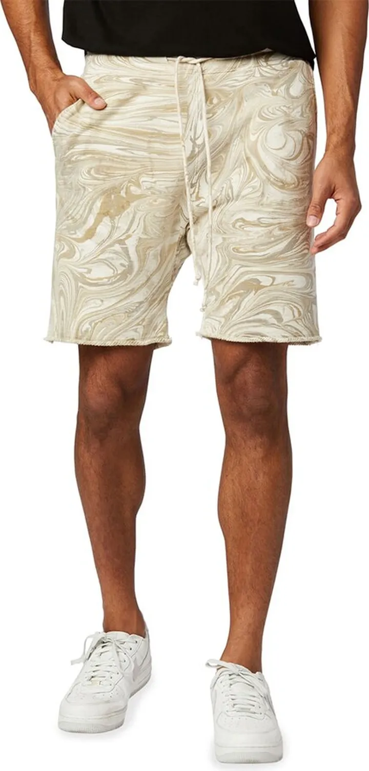 Men's Marble-Dyed French Terry Shorts
