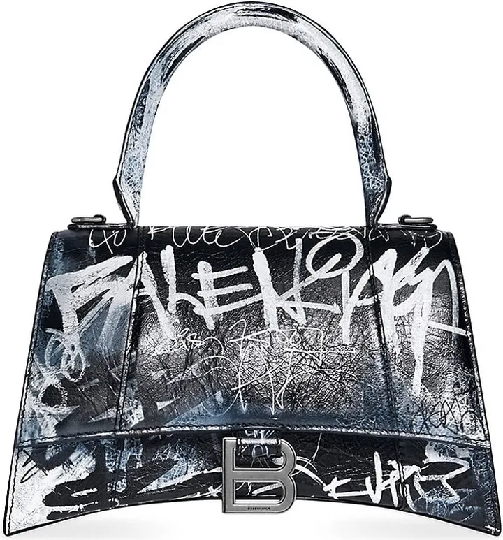Hourglass Small Graffiti Handbag