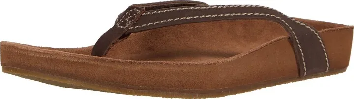 Sanuk Women's She Loungy Leather Flip-Flop